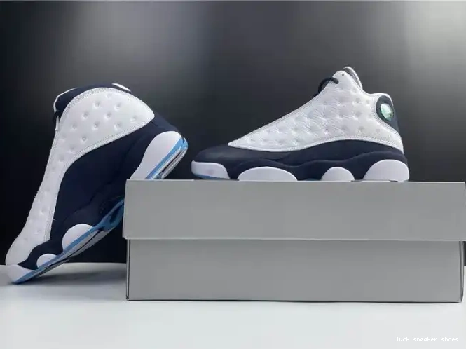 Rep LUCY 13 Powder Dark Blue Air Jordan 414571-144 0506